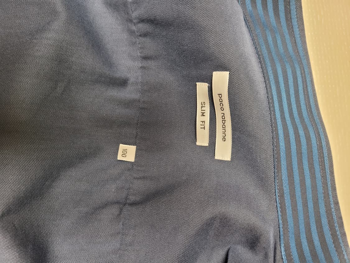파코라반 Paco Rabanne 남자 셔츠 100 블루 상품이미지9