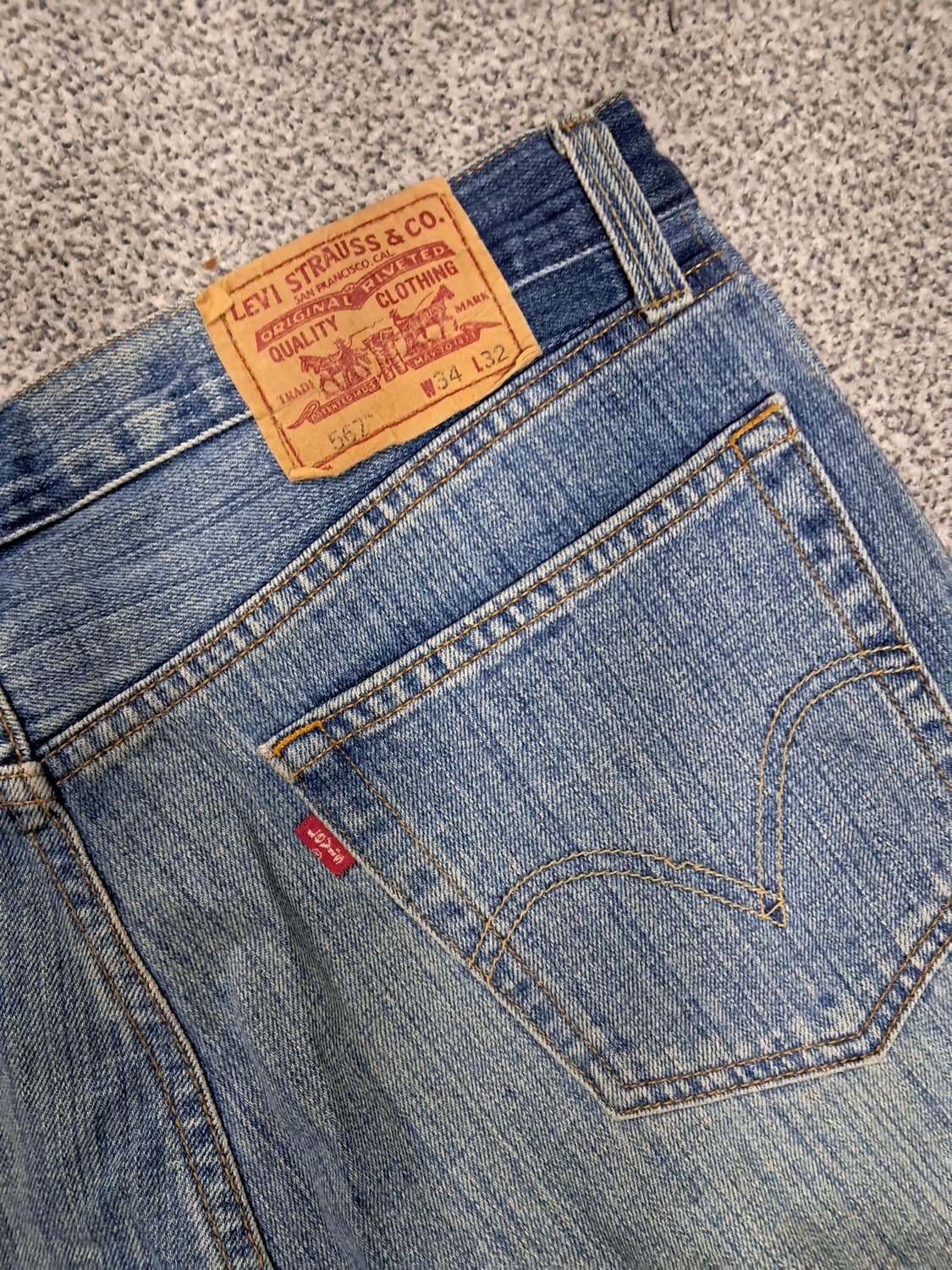 리바이스567루즈부츠컷 상품이미지5