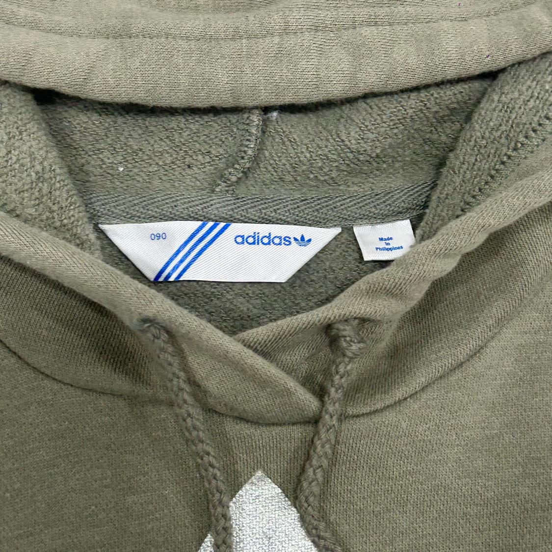 Adidas 아디다스 파이어로고 카키 후드티 상품이미지5