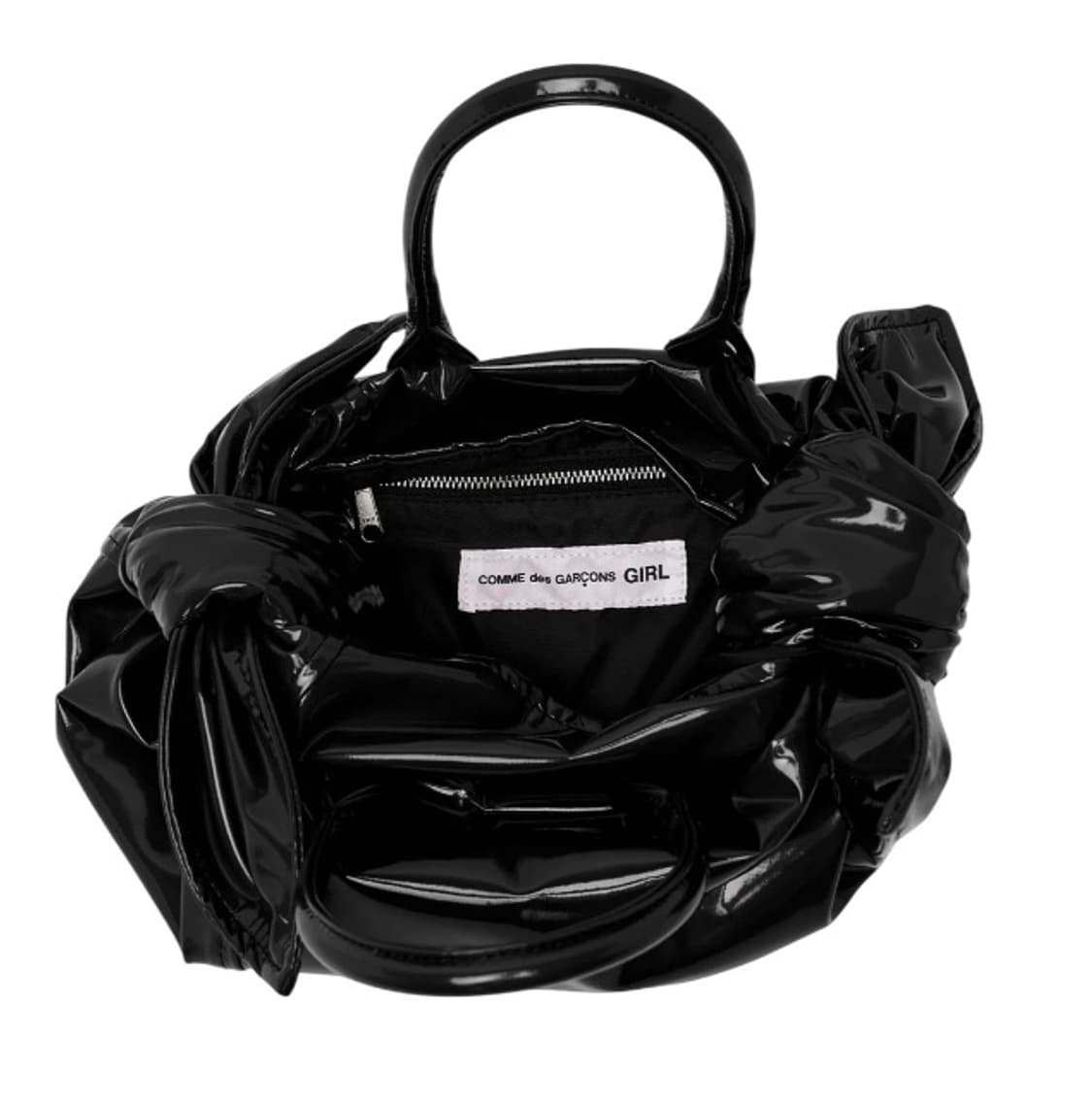 새제품) 꼼데가르송 걸 블랙 보우 백 상품이미지3