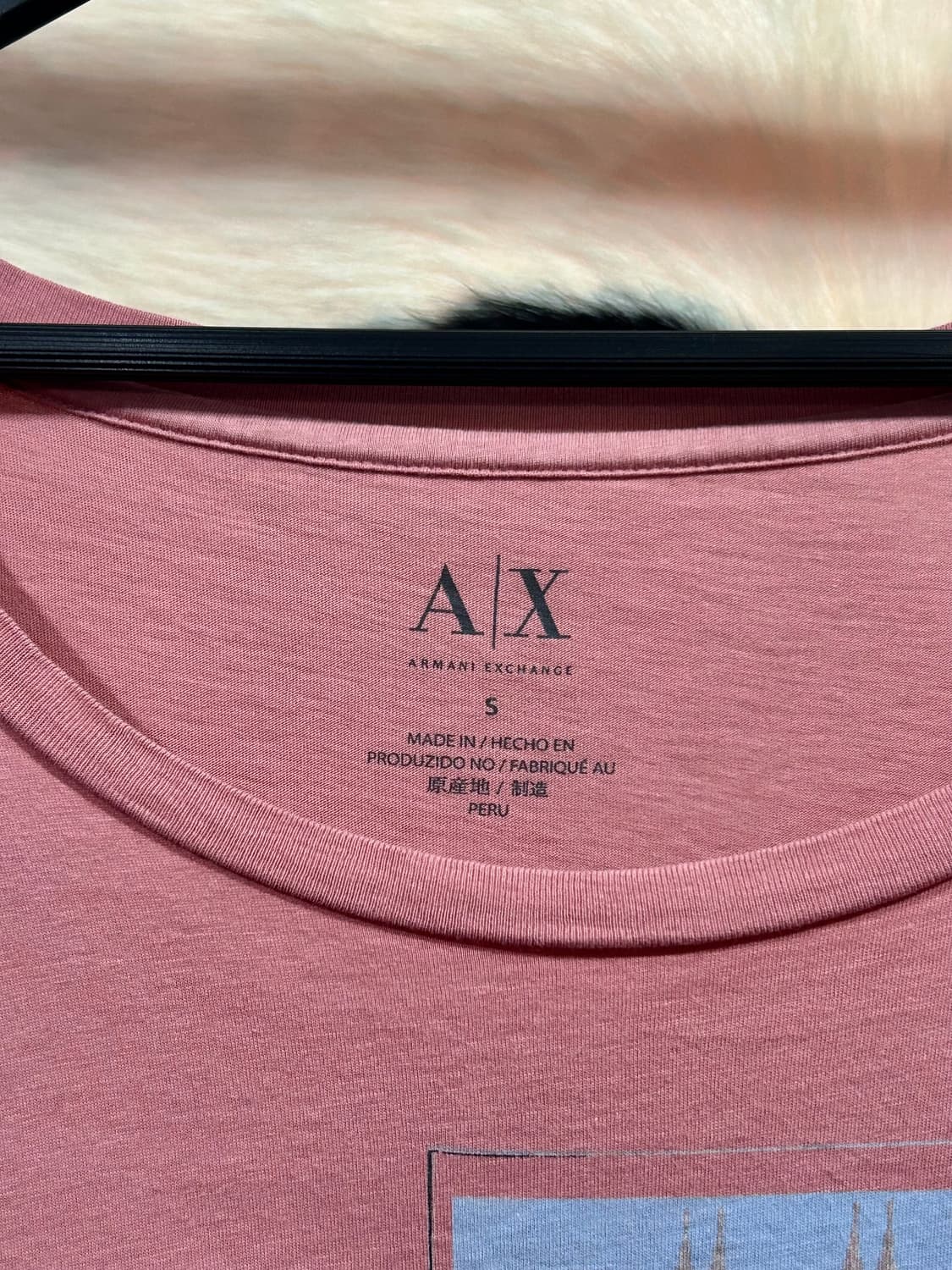 아르마니 콜라주 프린팅 반팔 티셔츠 상품이미지6