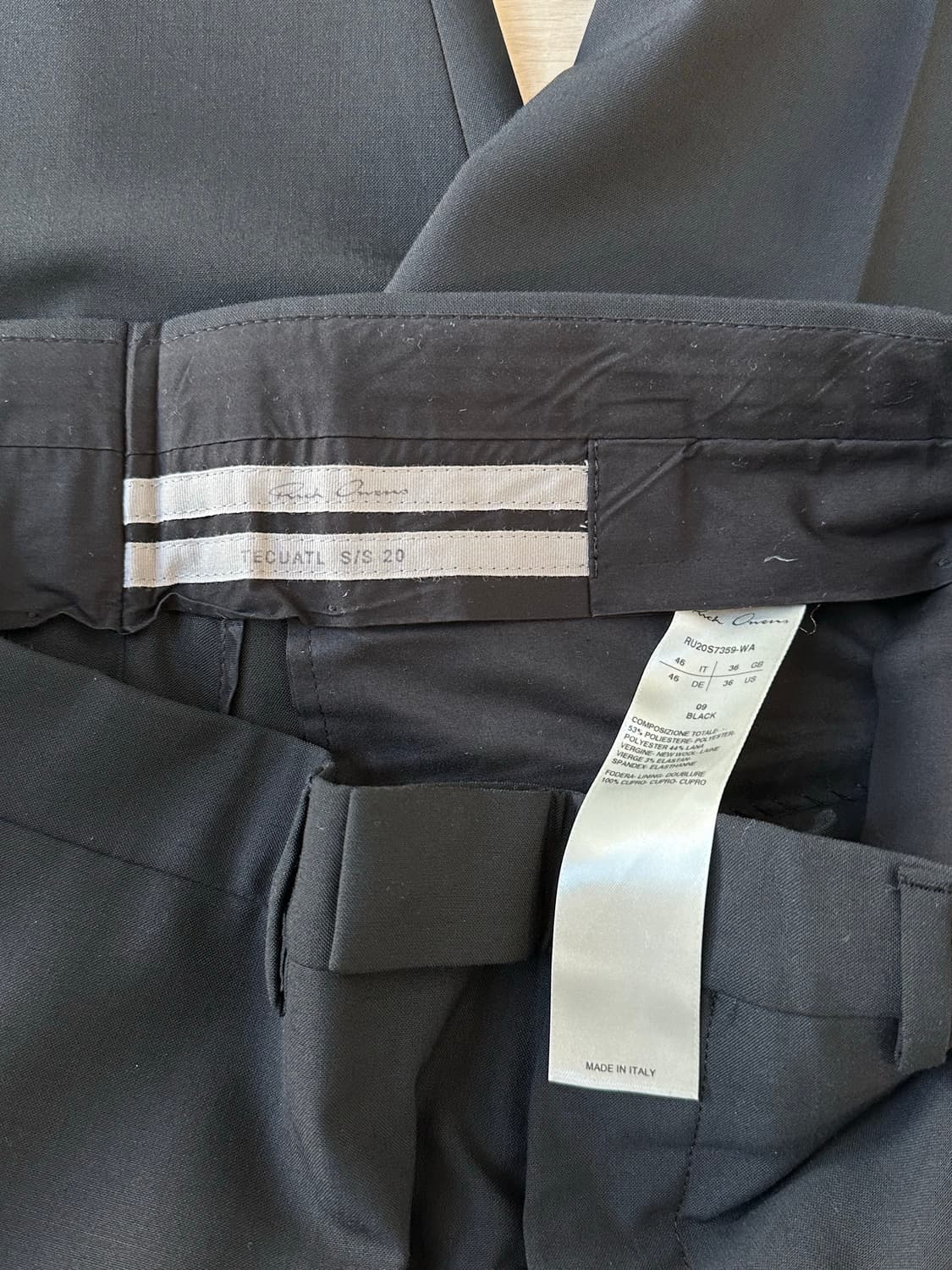 릭오웬스 크롭 팬츠 상품이미지3