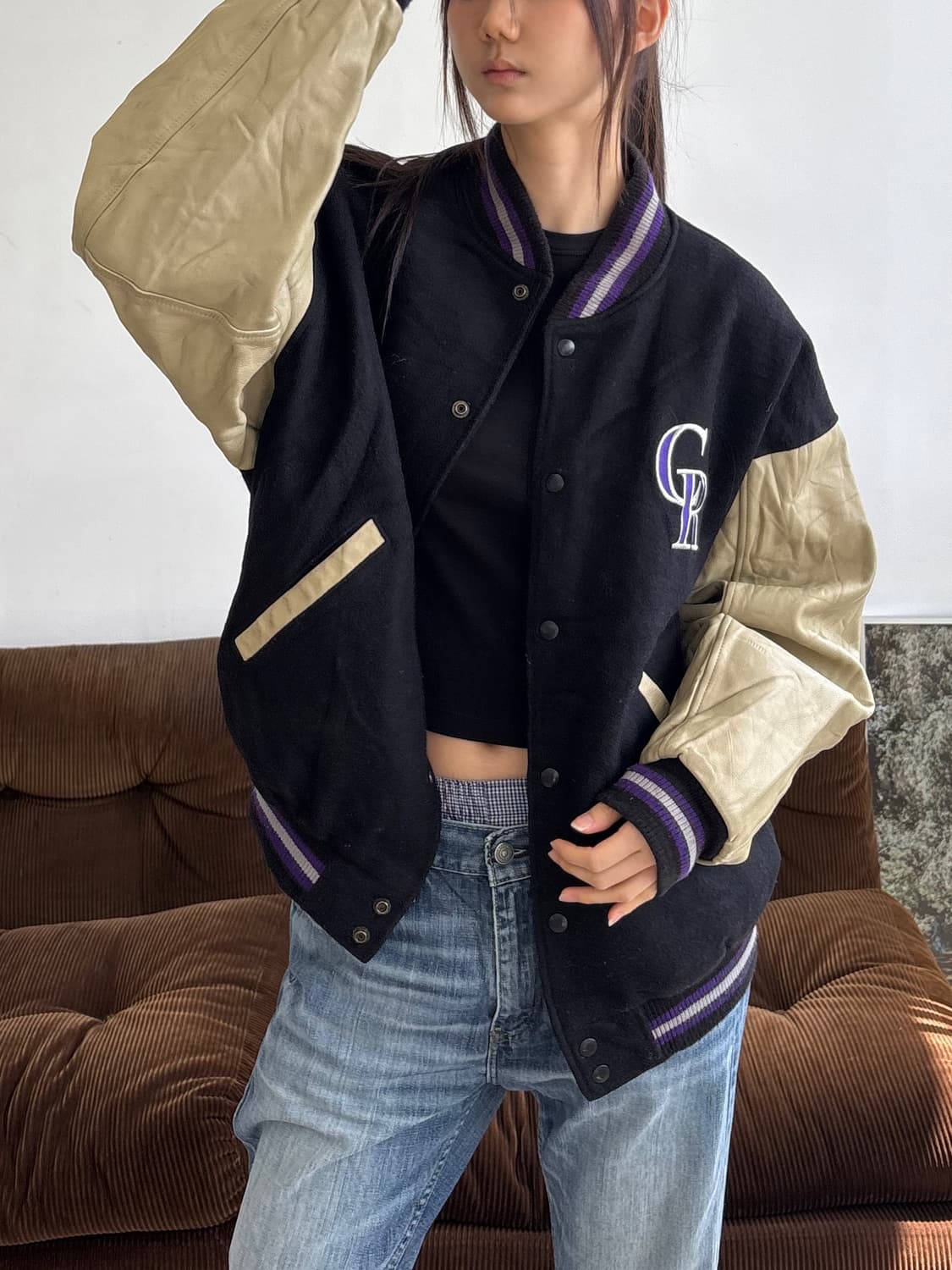 Nike 콜로라도 로키스 바시티 자켓 상품이미지5