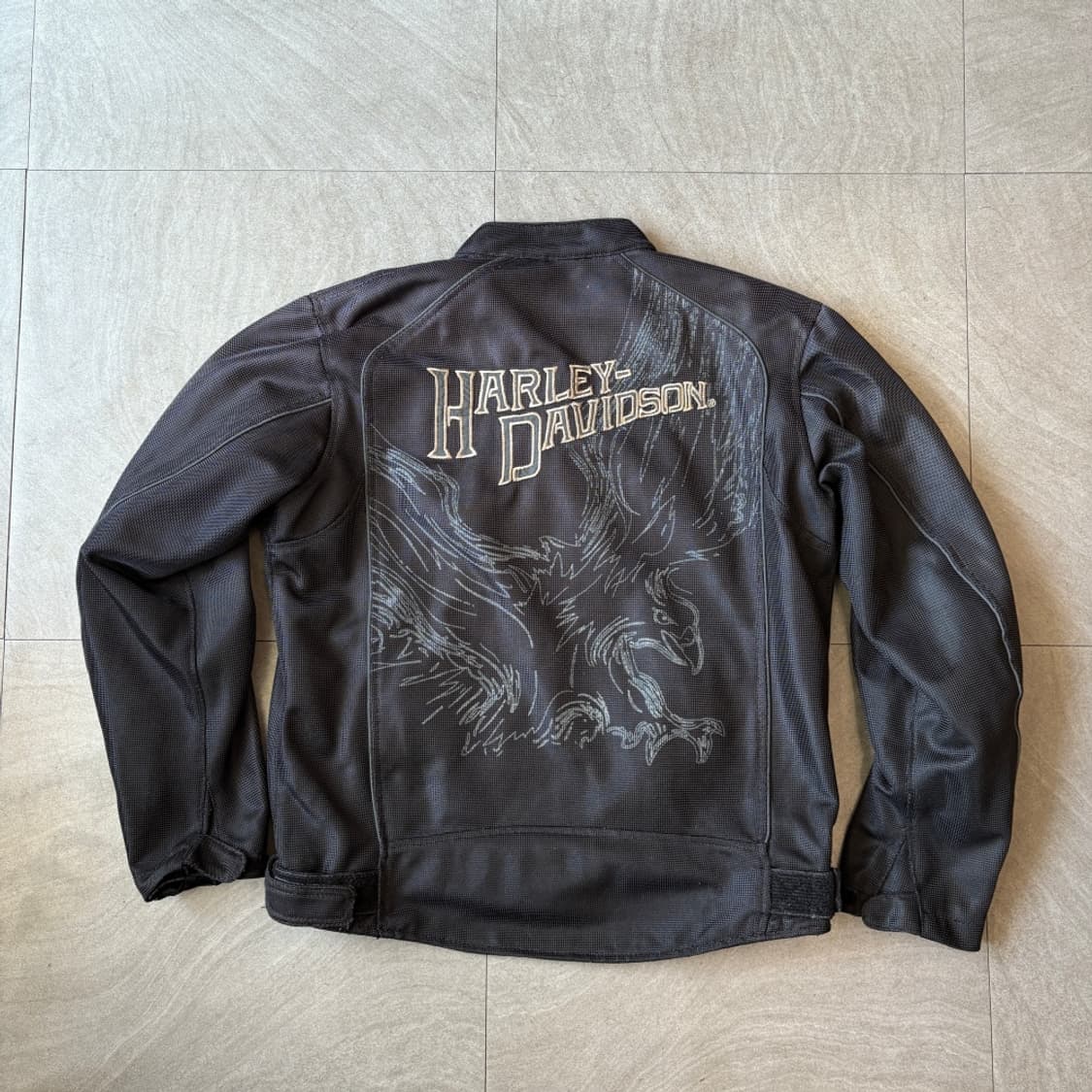 할리데이비슨 정품 블랙 메쉬 레이싱 자켓  상품이미지10