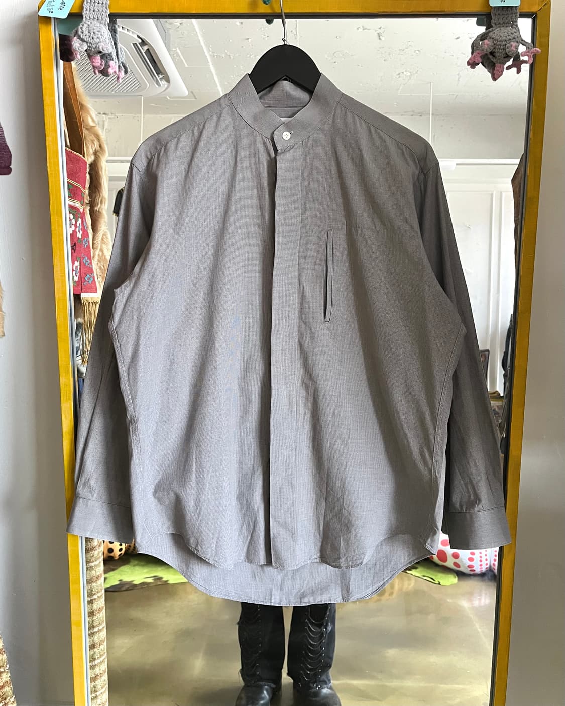 1980s ISSEY MIYAKE Old M.D.S Solid Shirt 상품이미지3
