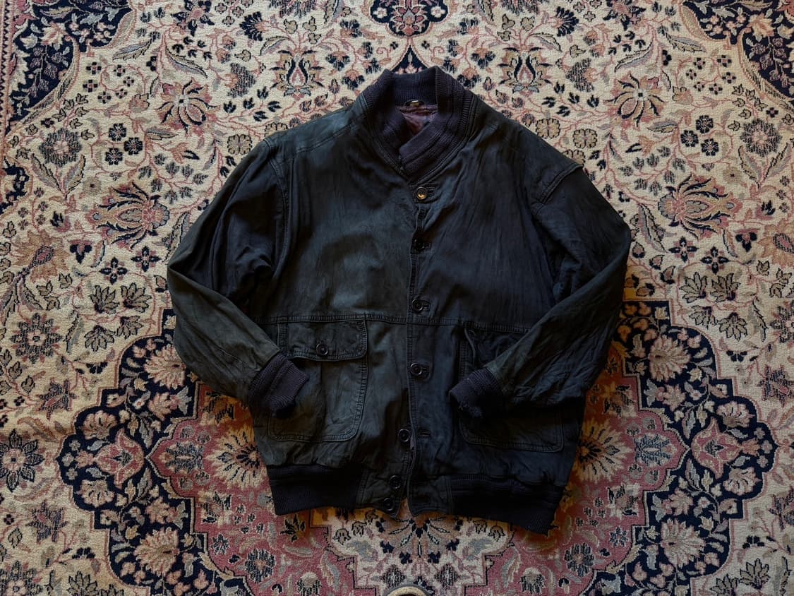 이태리 VTG 레더 해링턴 자켓 100 상품이미지2