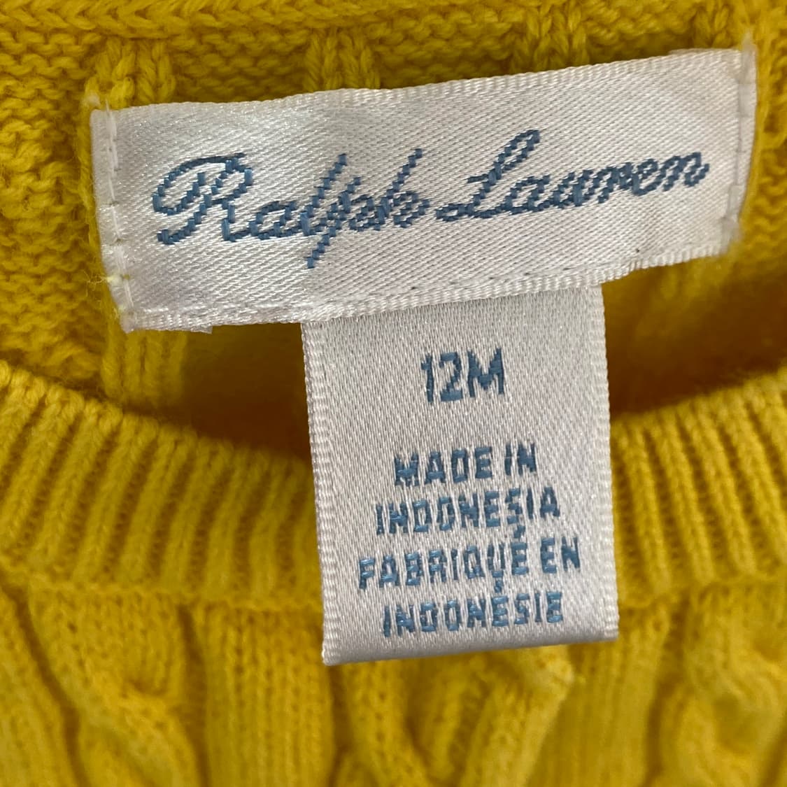 폴로랄프로렌 베이비 가디건 12M 영구제  상품이미지3