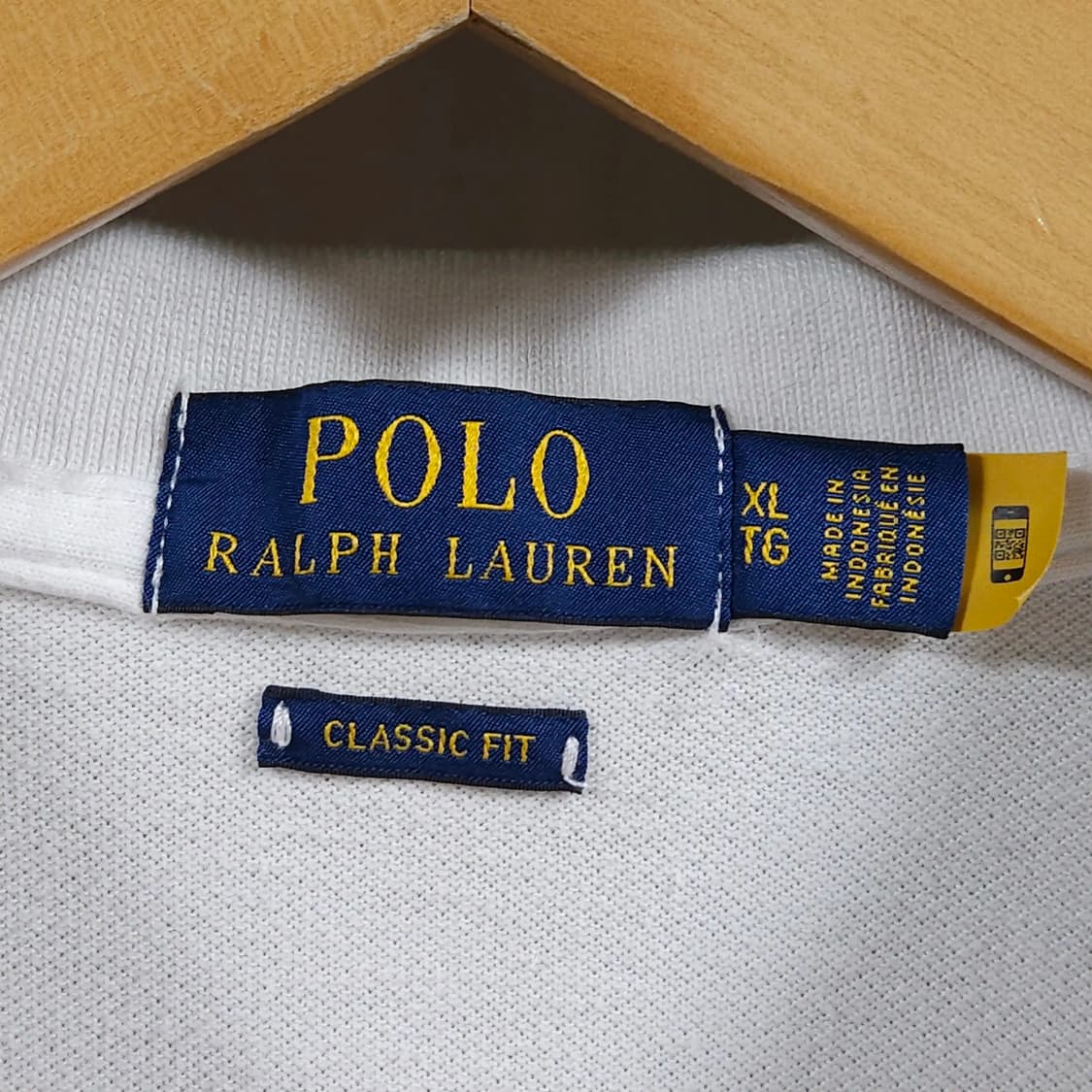 110)POLO 폴로 반팔 카라티 화이트 클래식핏 상품이미지4