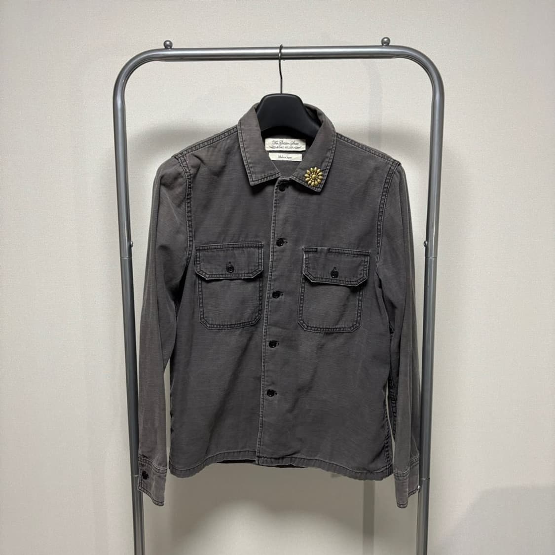 L) 레미릴리프 밀리터리 셔츠 블랙 상품이미지1