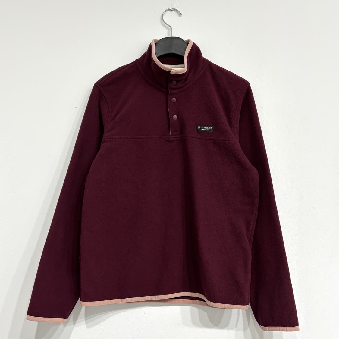 트루릴리젼 후리스 크롭 반집업 맨투맨 상품이미지2