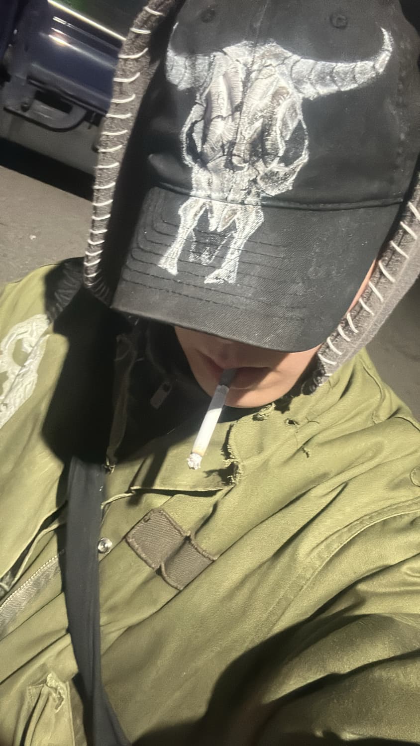 (MPH) Bison Skull Painted Cap 상품이미지1