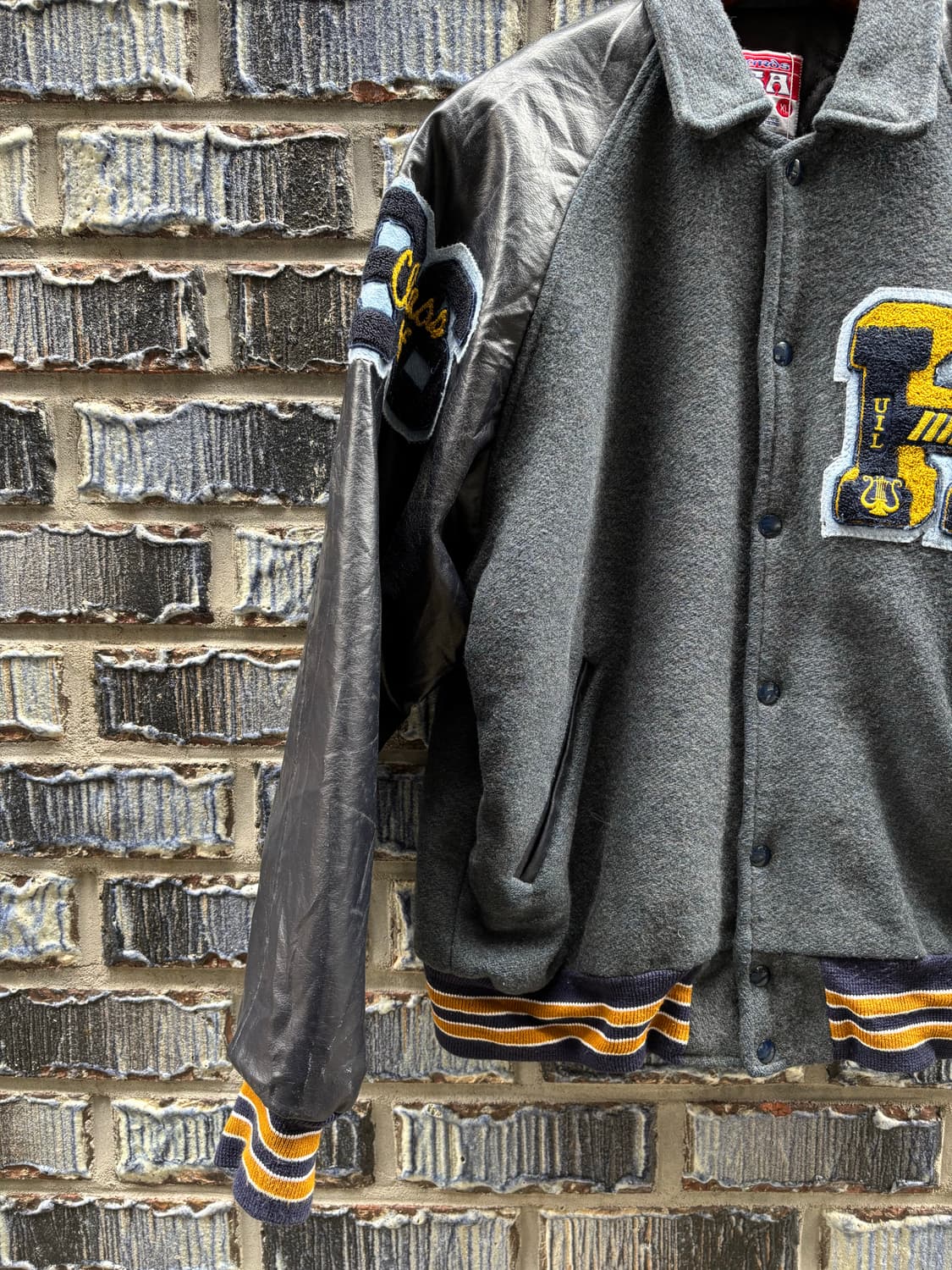 90s 미국 바시티 자켓 ‘UIL’ 상품이미지2