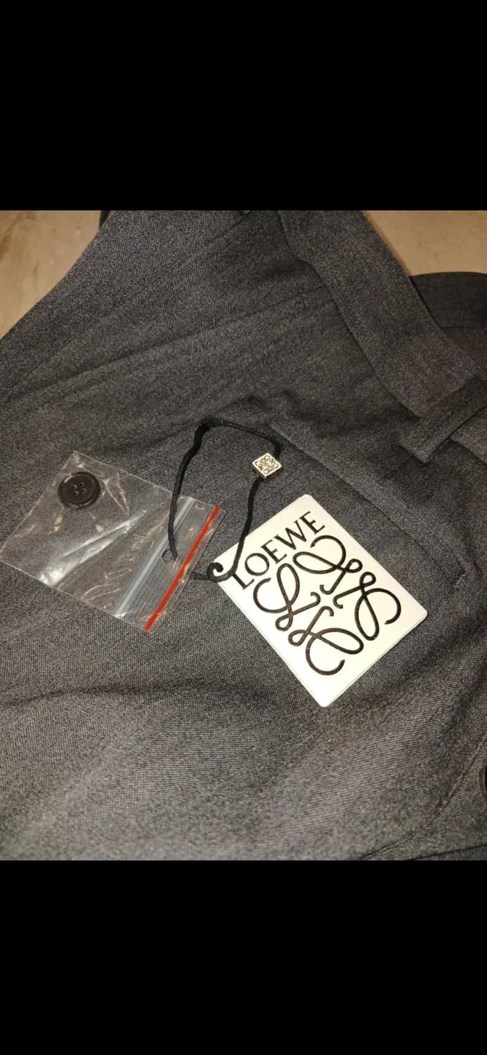 LOEWE GREY WOOL FISHERMAN PANTS 상품이미지5