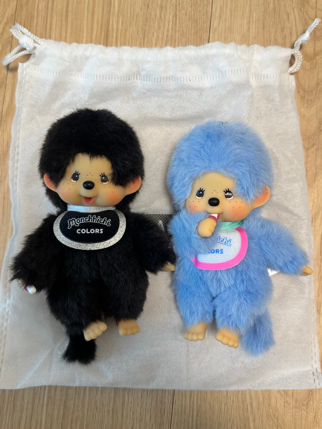 몬치치 컬러스 키링 키체인 블랙 , 블루 상품이미지1