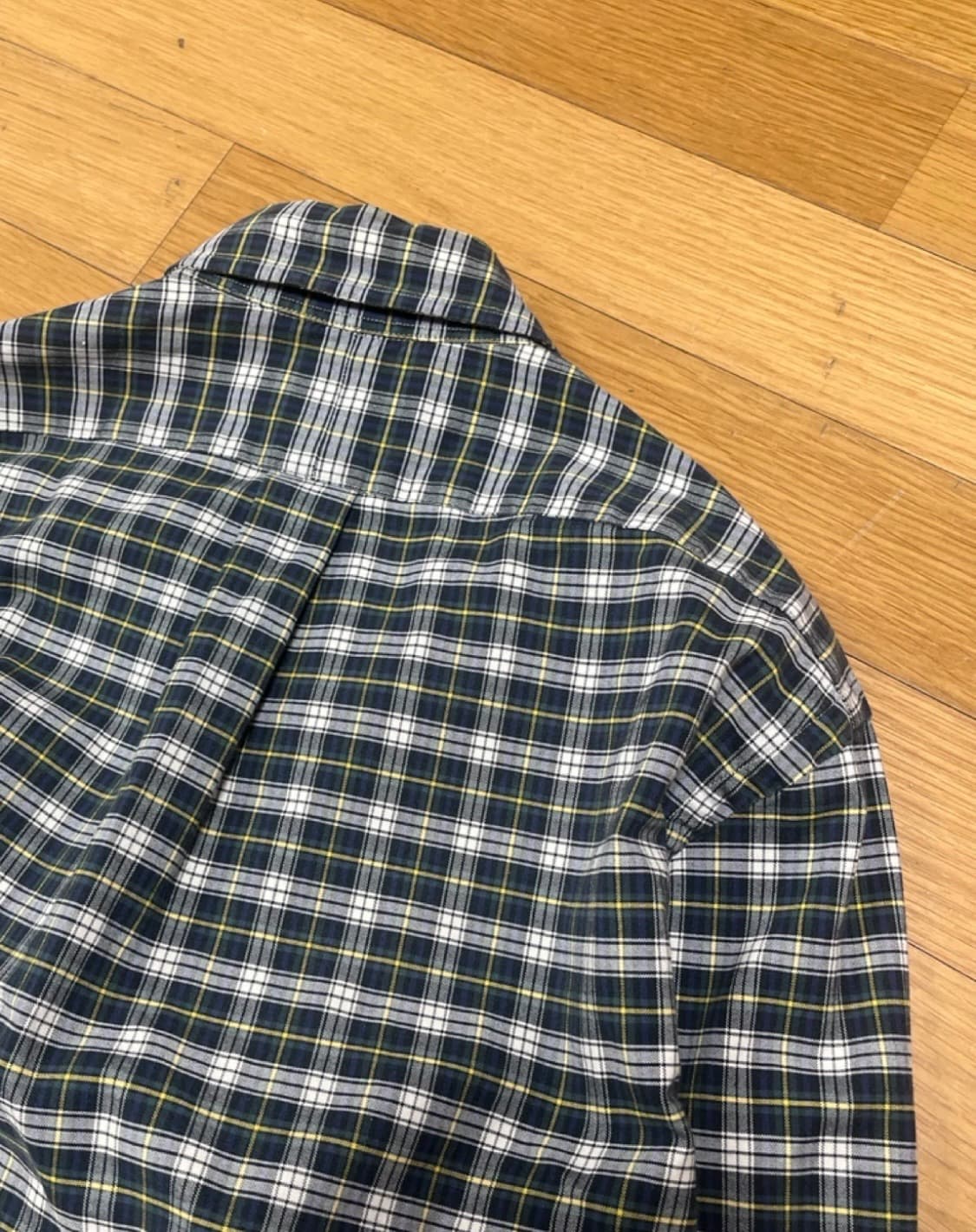 폴로 체크 남방 상품이미지4