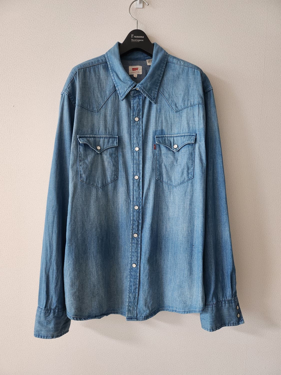 리바이스 워싱데님셔츠 (XL 상품이미지2