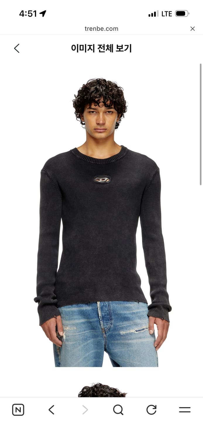 Diesel k darin knit (디젤 머슬핏 니트) 상품이미지1