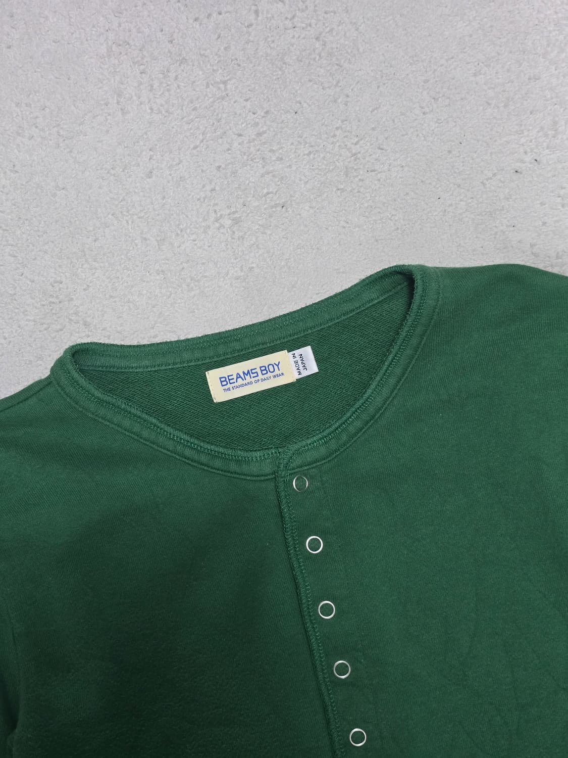 Beamsboy 빔즈보이 헨리넥 스웨트 가디건 상품이미지1