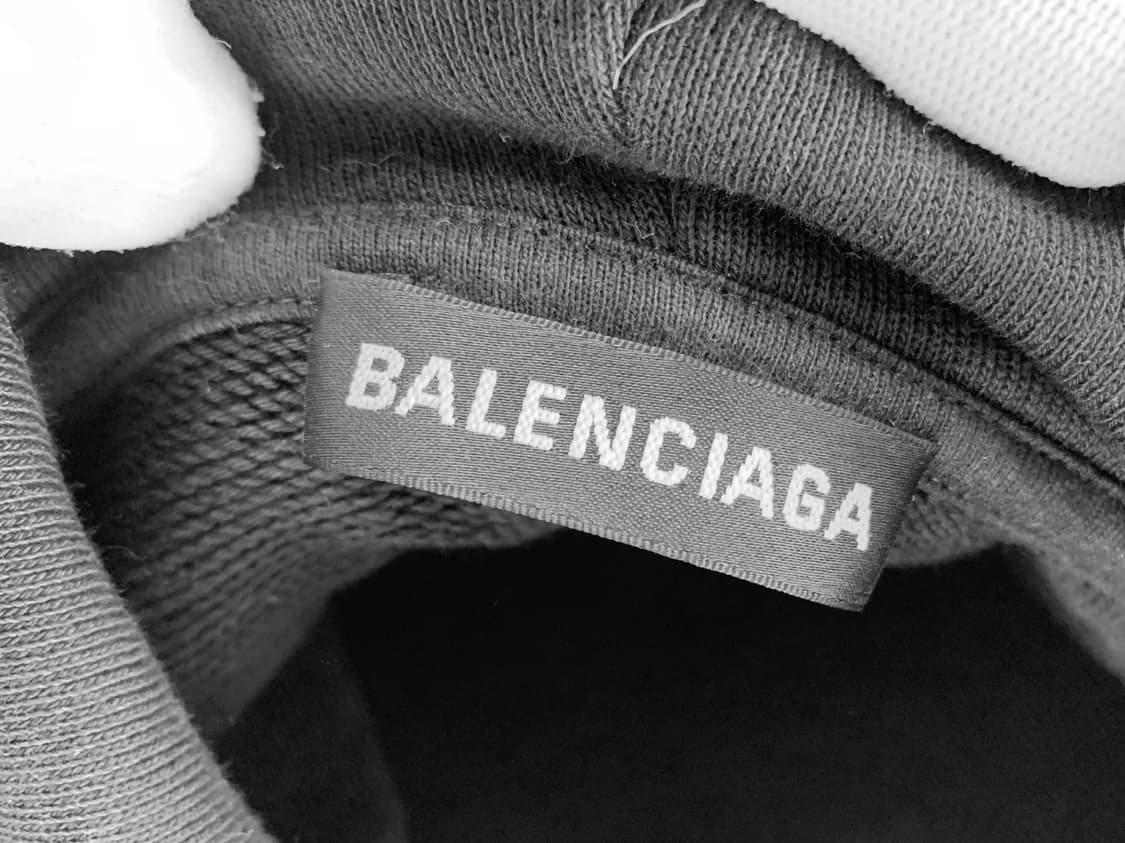 발렌시아가 뉴비비로고 검노 후드 s 상품이미지5