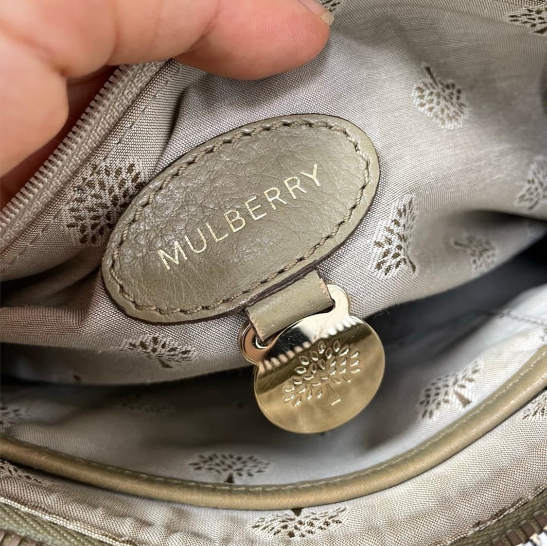 멀버리 Mulberry 올리브 베이지 테일러 사첼백 토트백 상품이미지9