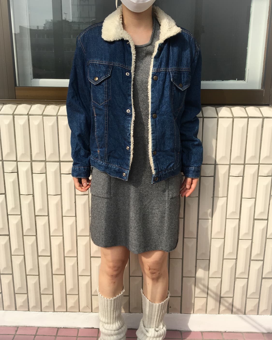 Fake fur denim jacket 상품이미지6