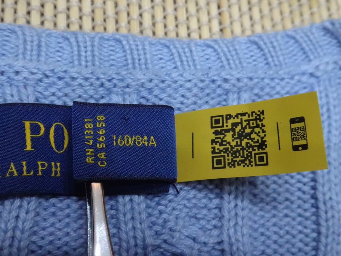 (S) 폴로랄프로렌 여성 라운드 꽈배기 면 니트 상품이미지7