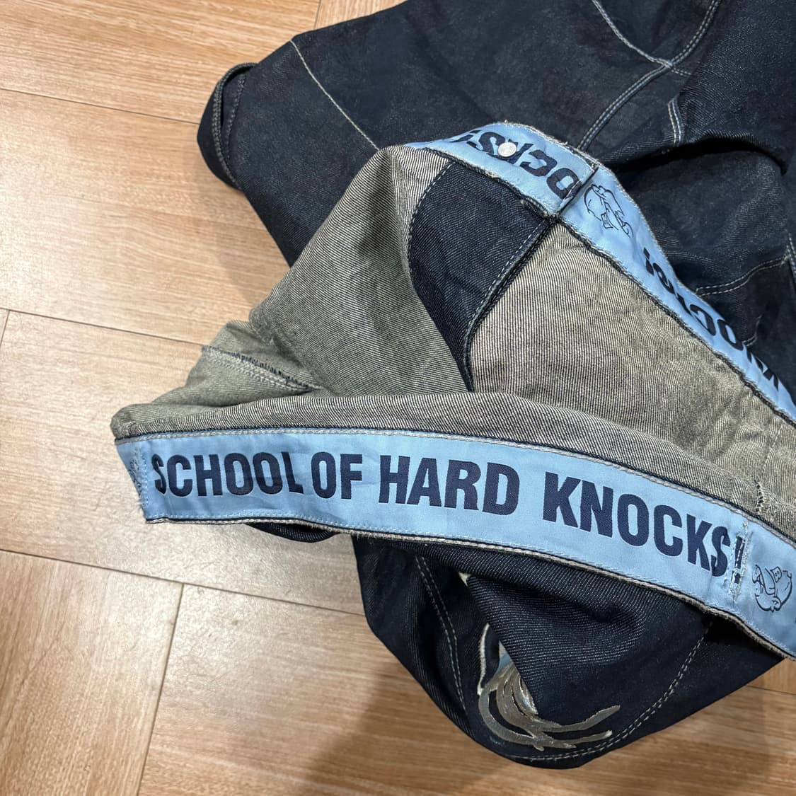 스쿨 오프 하드 낙스 딥블루 데님 자켓 상품이미지9