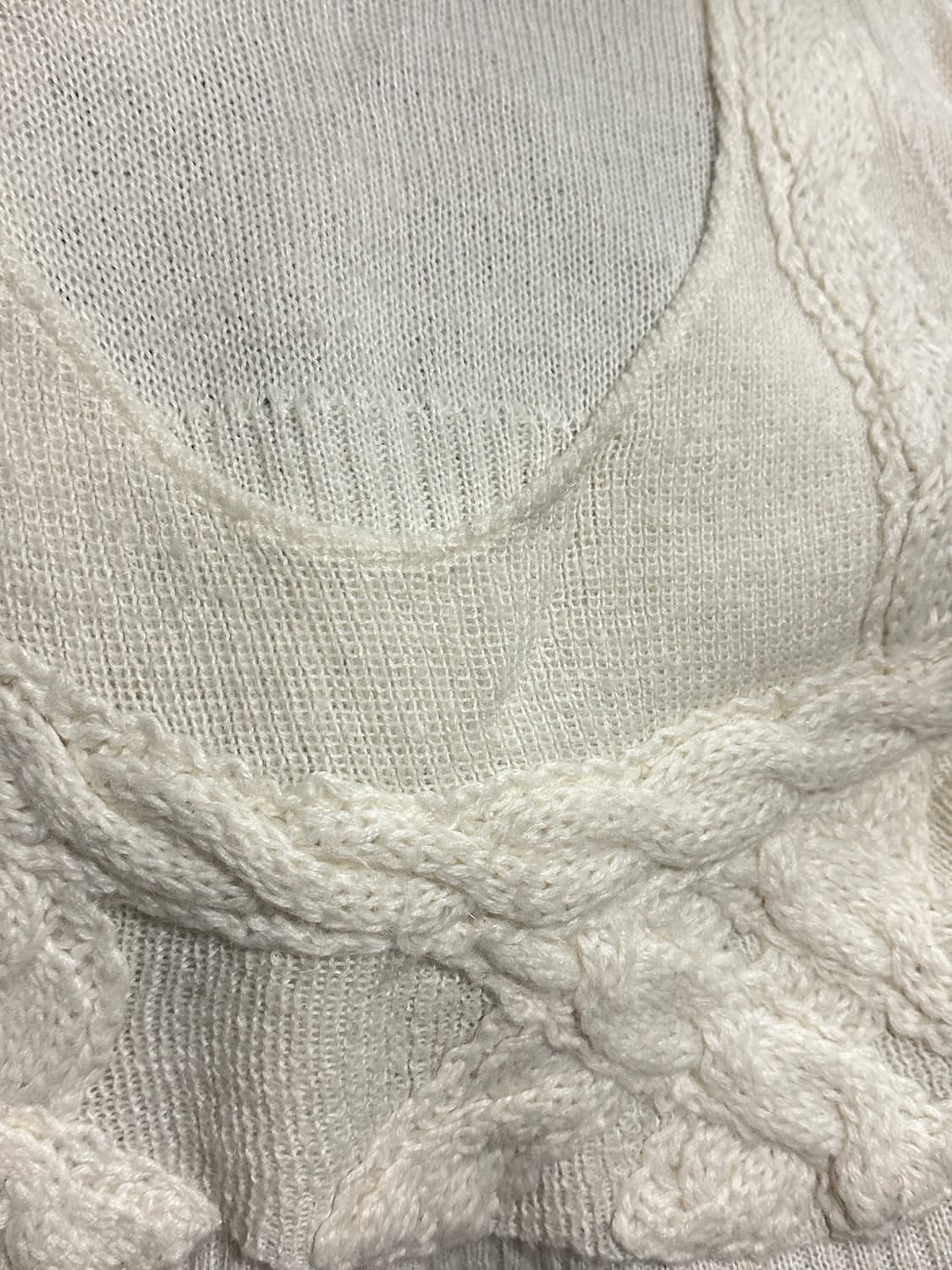 빈티지 아카이브 레이어드 모헤어 니트 롱슬리브 탑 상품이미지6