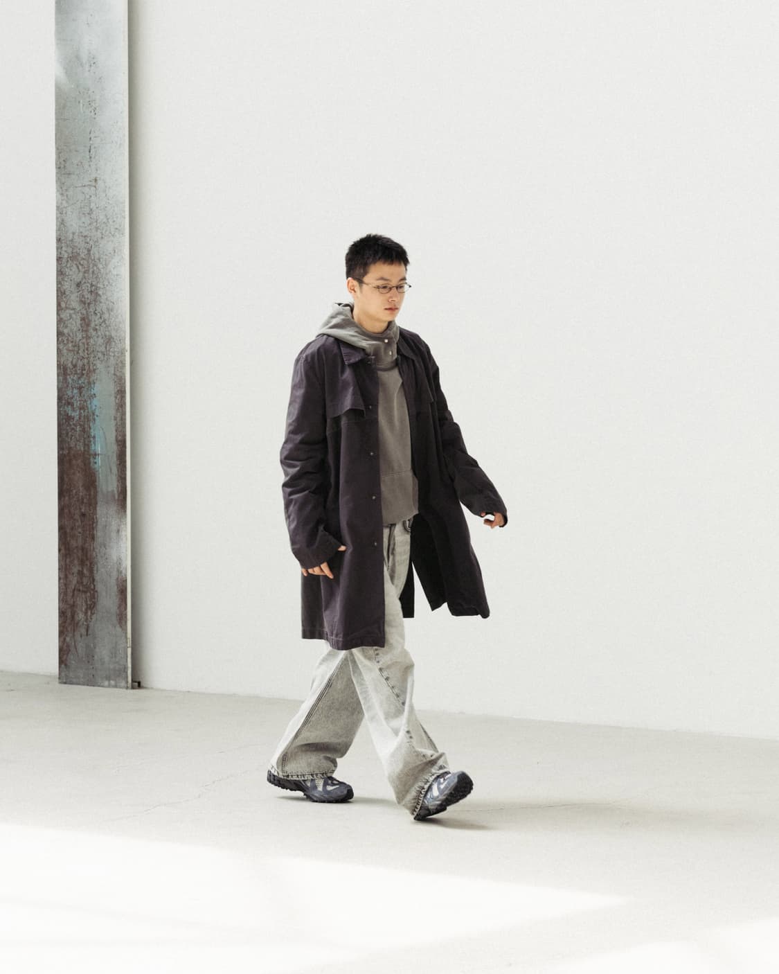 Work Balance Coat_Purple Gray 상품이미지5