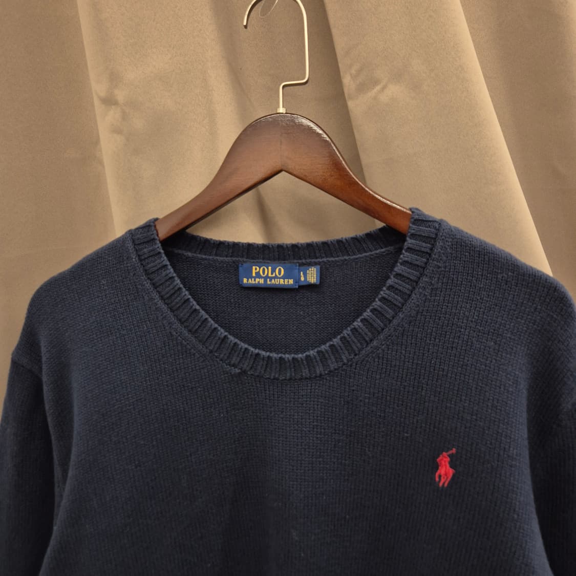 폴로 랄프로렌 네이비 니트 L 상품이미지2