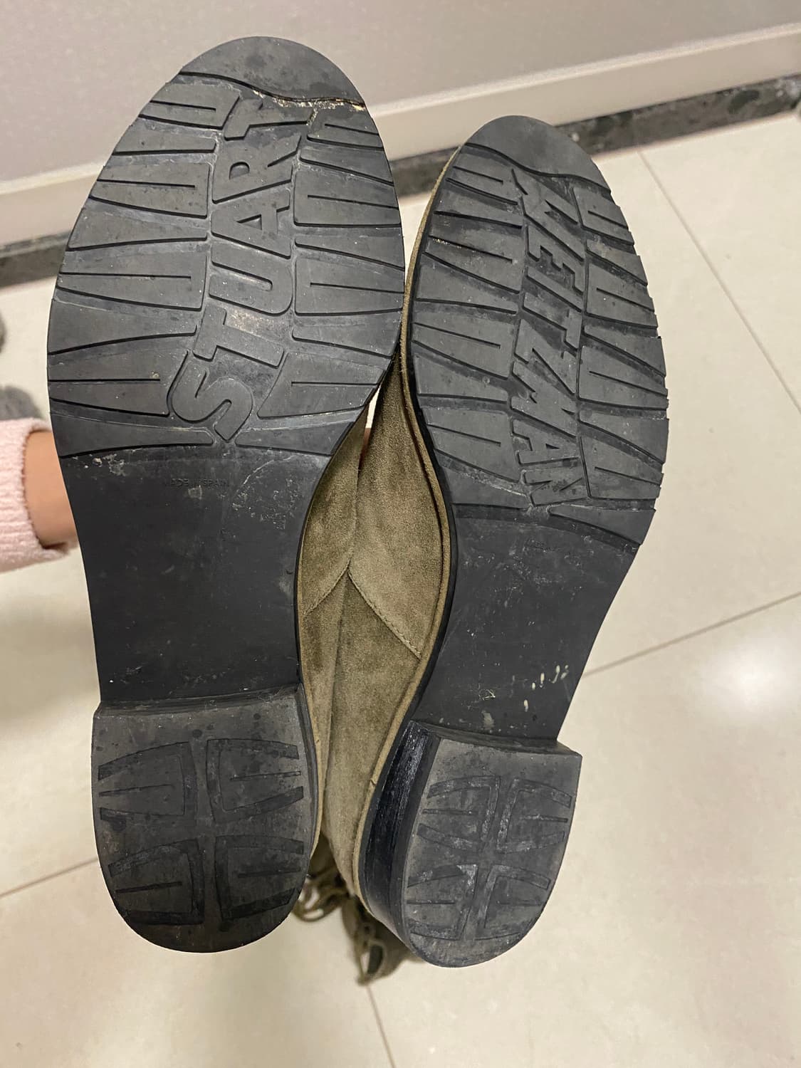 스튜어트 와이츠먼 로우랜드 스웨이드 부츠 36.5 상품이미지4