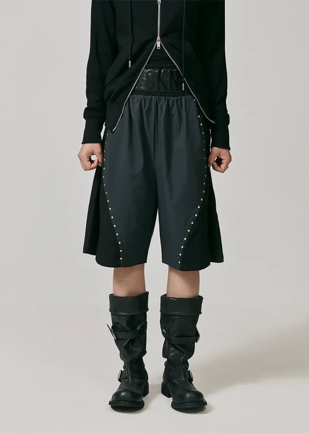 네거티브 쓰리 슬라우치 부츠 워시드 블랙 Washed Black 상품이미지3