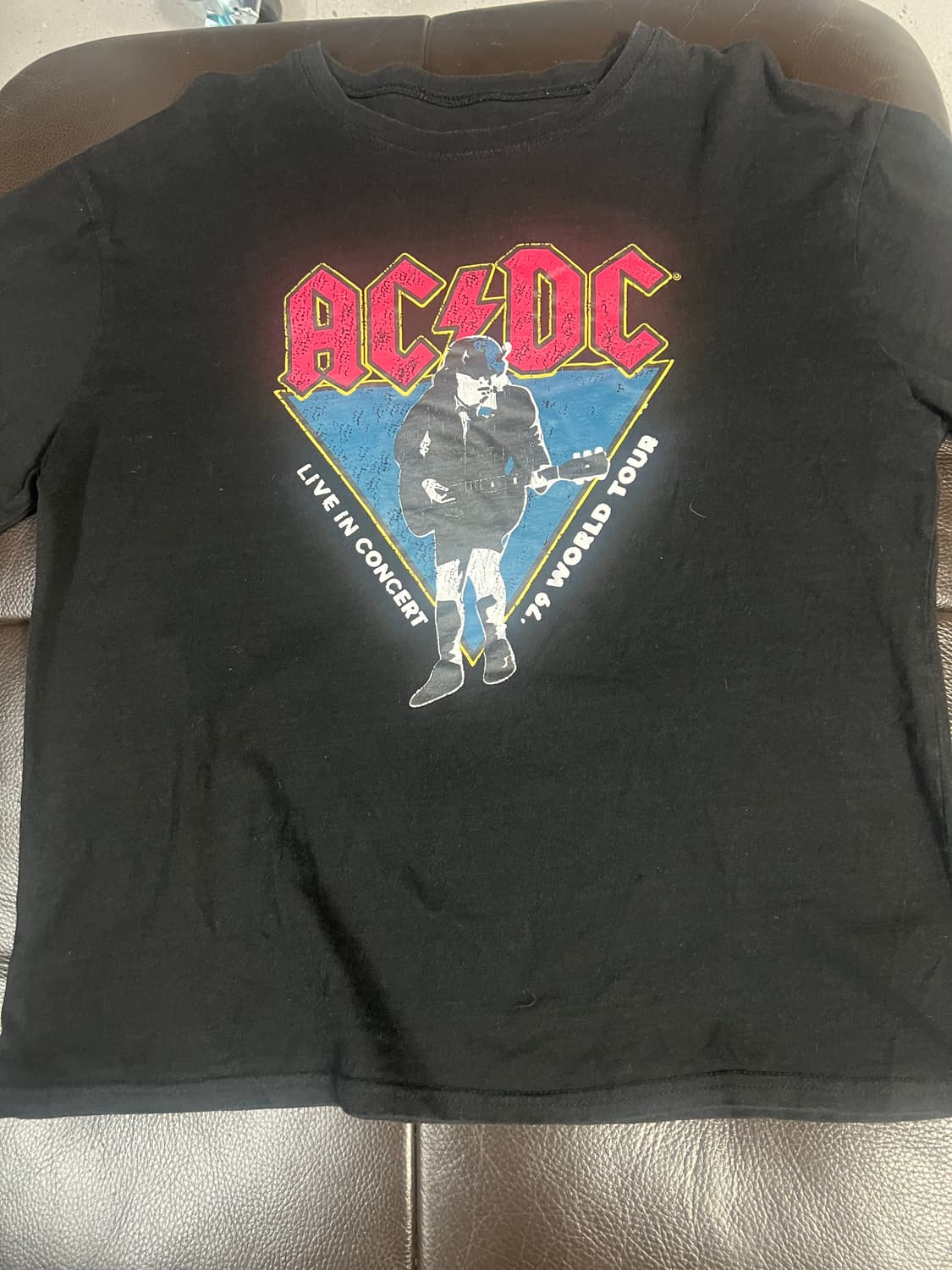 일본 빈티지 Acdc79 월드투어 프린팅 티셔츠 상품이미지1