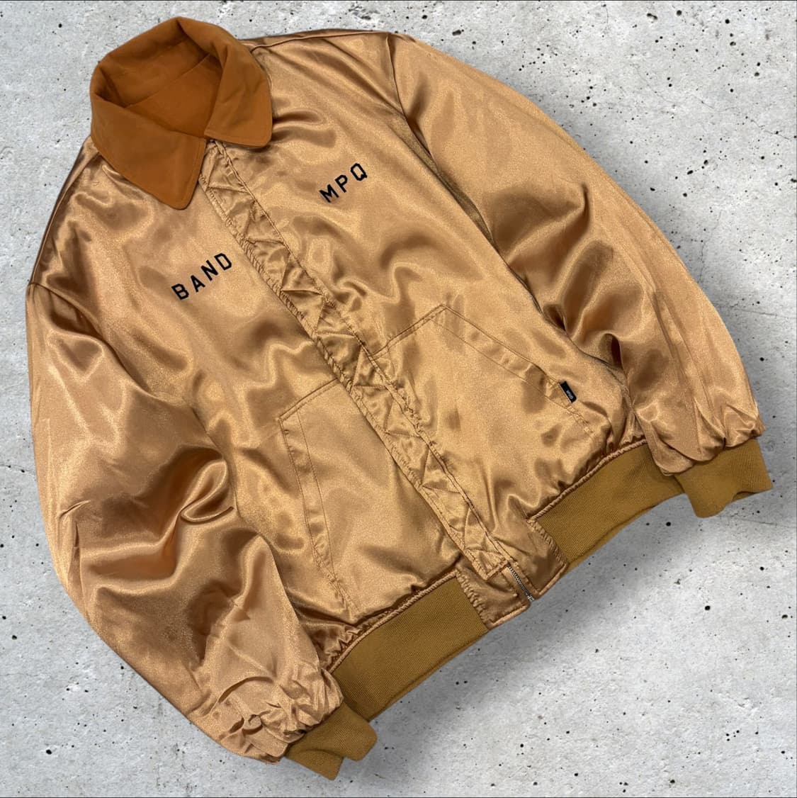 MPQ 엠피큐 리버시블 드래곤 자수 브라운 스카쟌 자켓 D469 상품이미지3