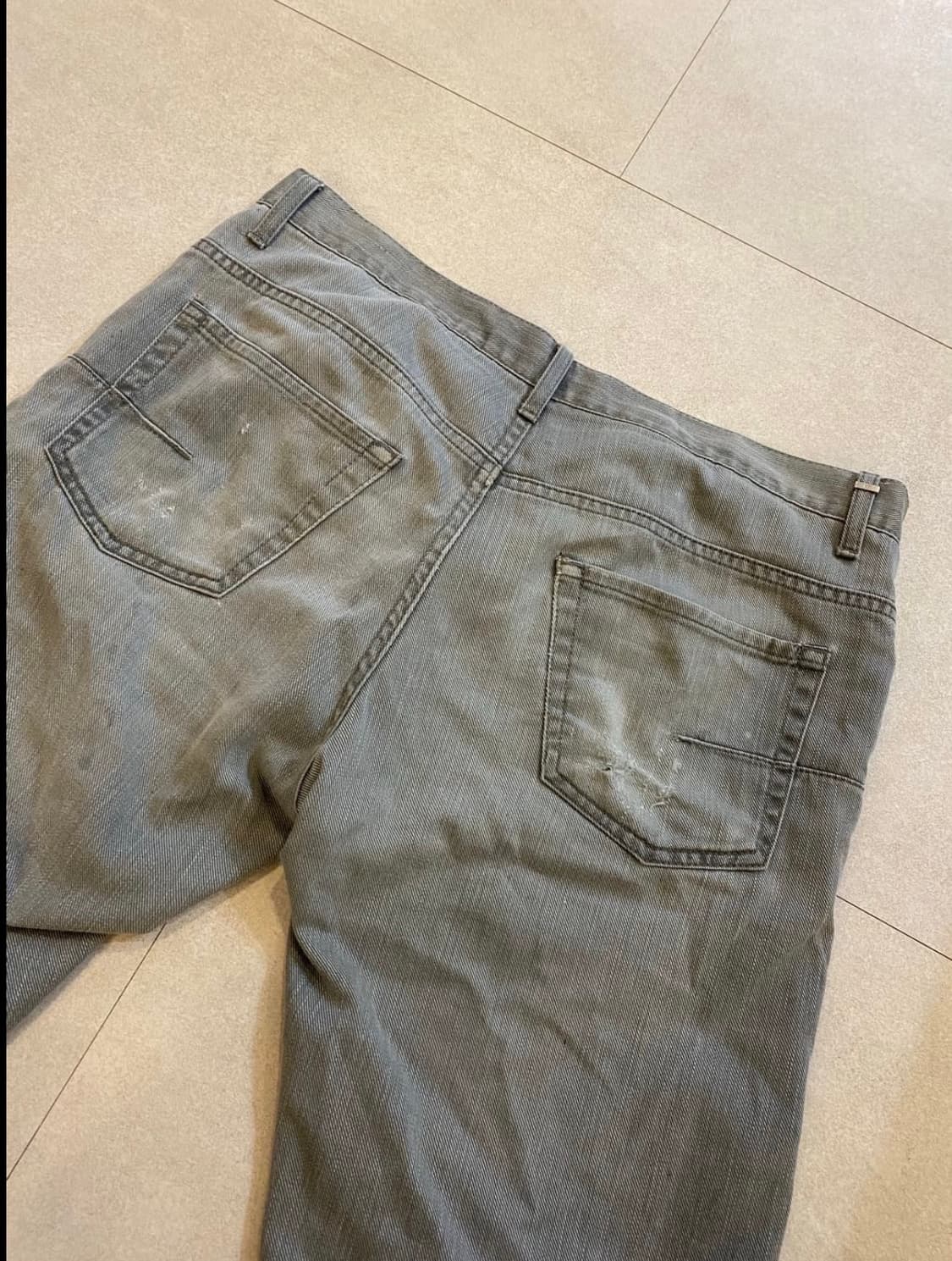 디올 옴므 에디 슬리먼 스털링 그레이 데님 진 상품이미지3