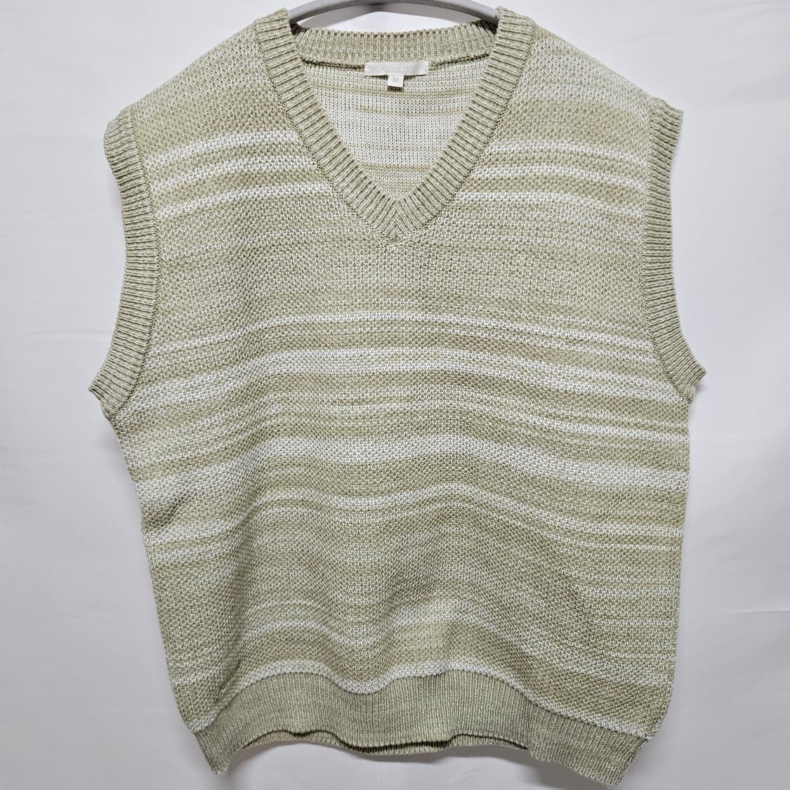 M 키뮤어 스트라이프 니트 배스트 상품이미지1