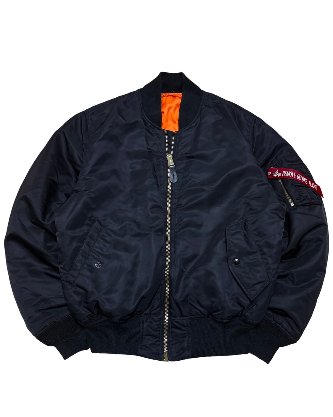 알파인더스트리 ma-1 블랙 항공점퍼 상품이미지1