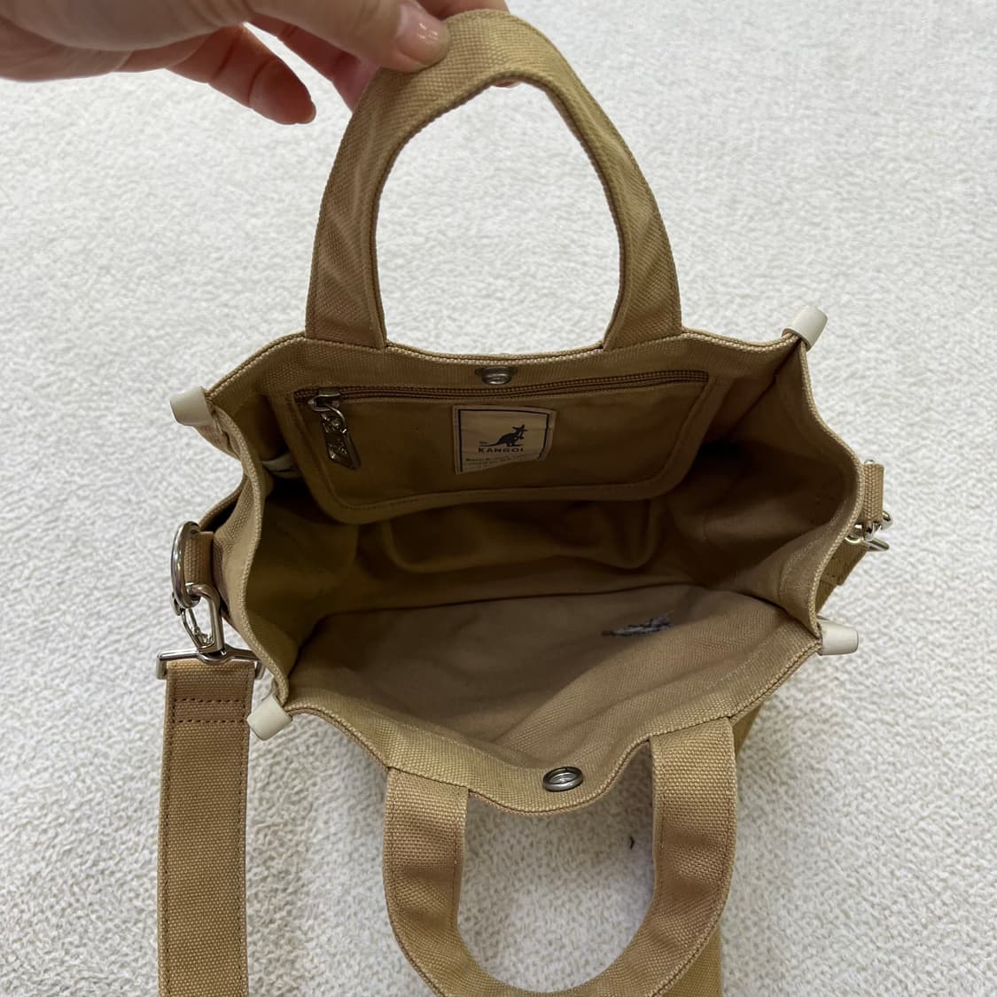 실측확인 캉골 컨버스 크로스백 0406M 상품이미지3