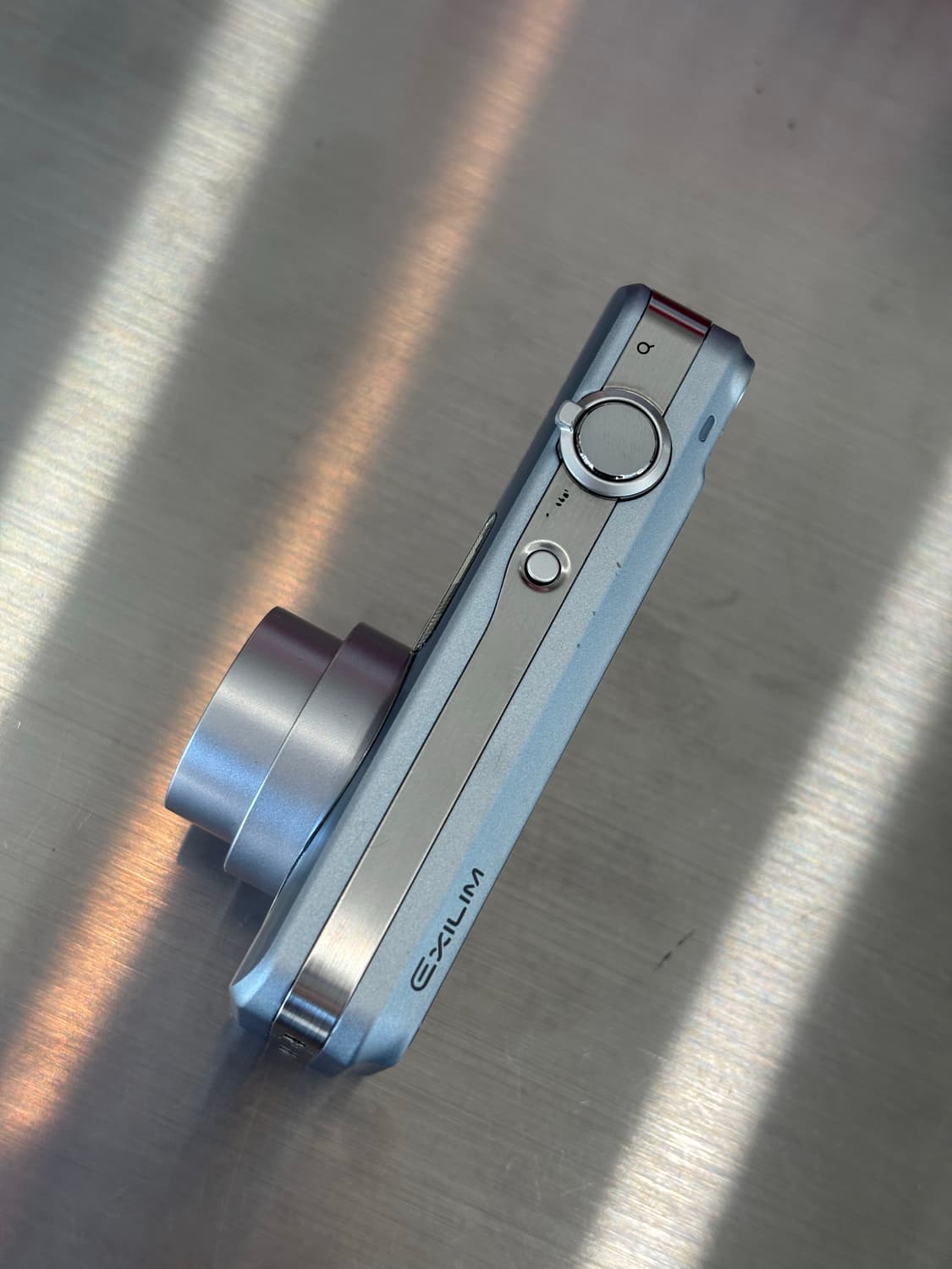 풀박/날짜표시)카시오 엑슬림 ex-z85 파스텔블루 빈티지디카 상품이미지6