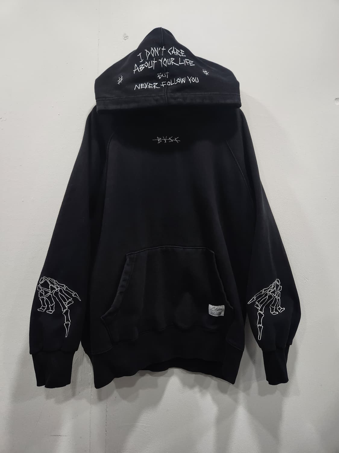 시티그마 스켈레톤 자수 후드티 남성 100사이즈 상품이미지1