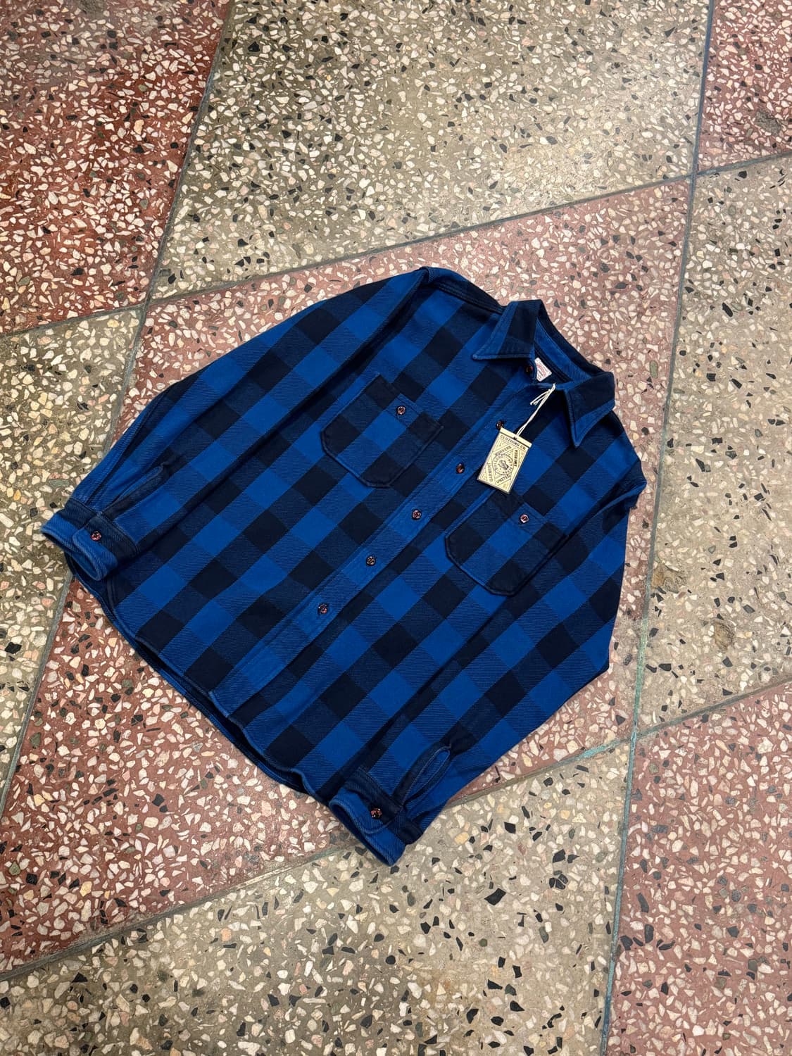 웨어하우스 버팔로체크 플란넬 셔츠 (XL) 상품이미지2