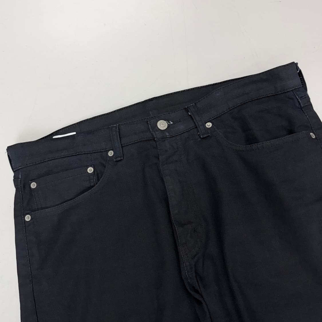 리바이스 흑청 505 스케이터 와이드 데님팬츠 상품이미지4