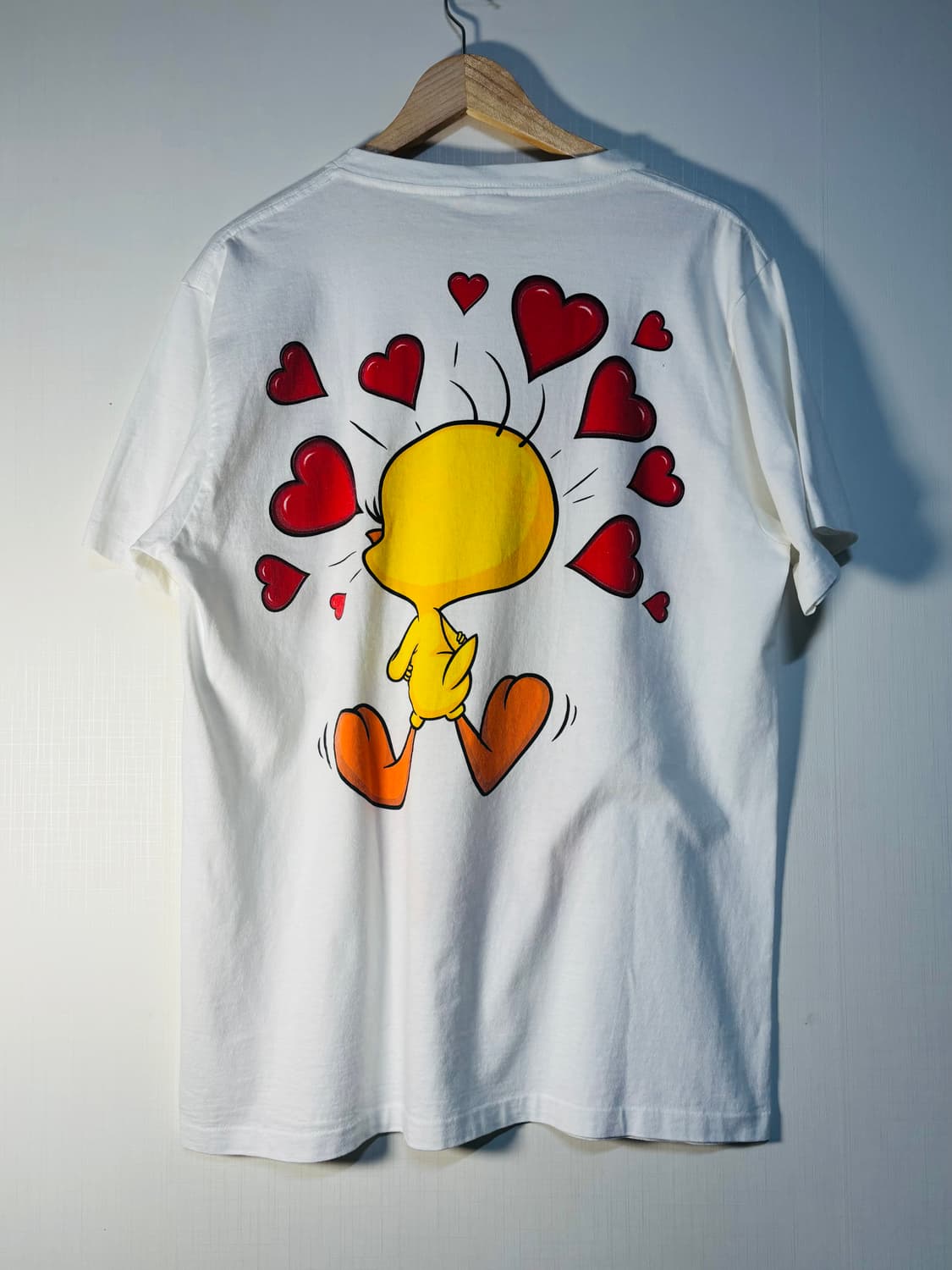 90s USA Tweety 트위티 루니툰즈 빈티지 티셔츠 상품이미지3