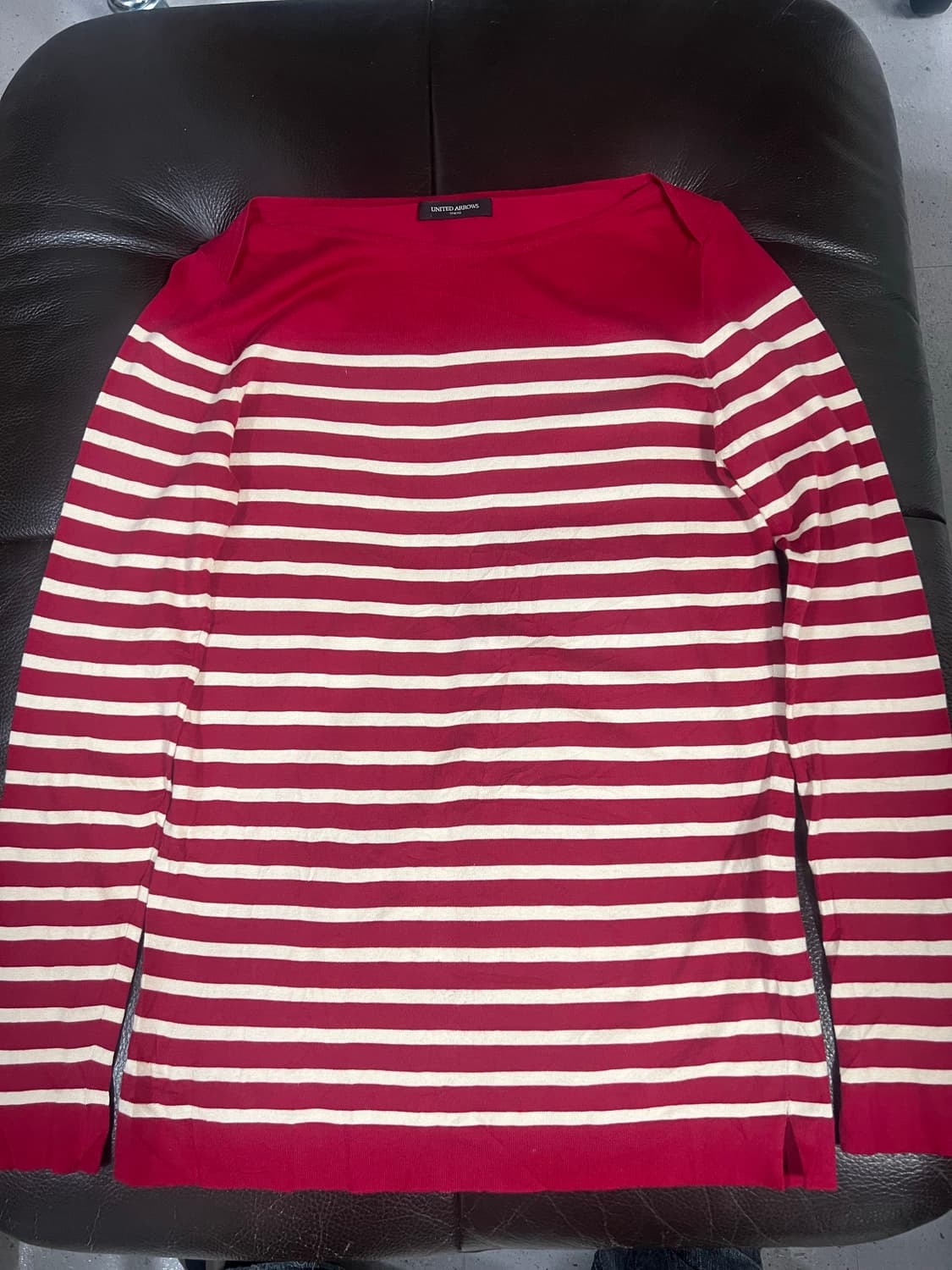 유나이티드애로우 스트라이프 긴팔티셔츠 상품이미지1