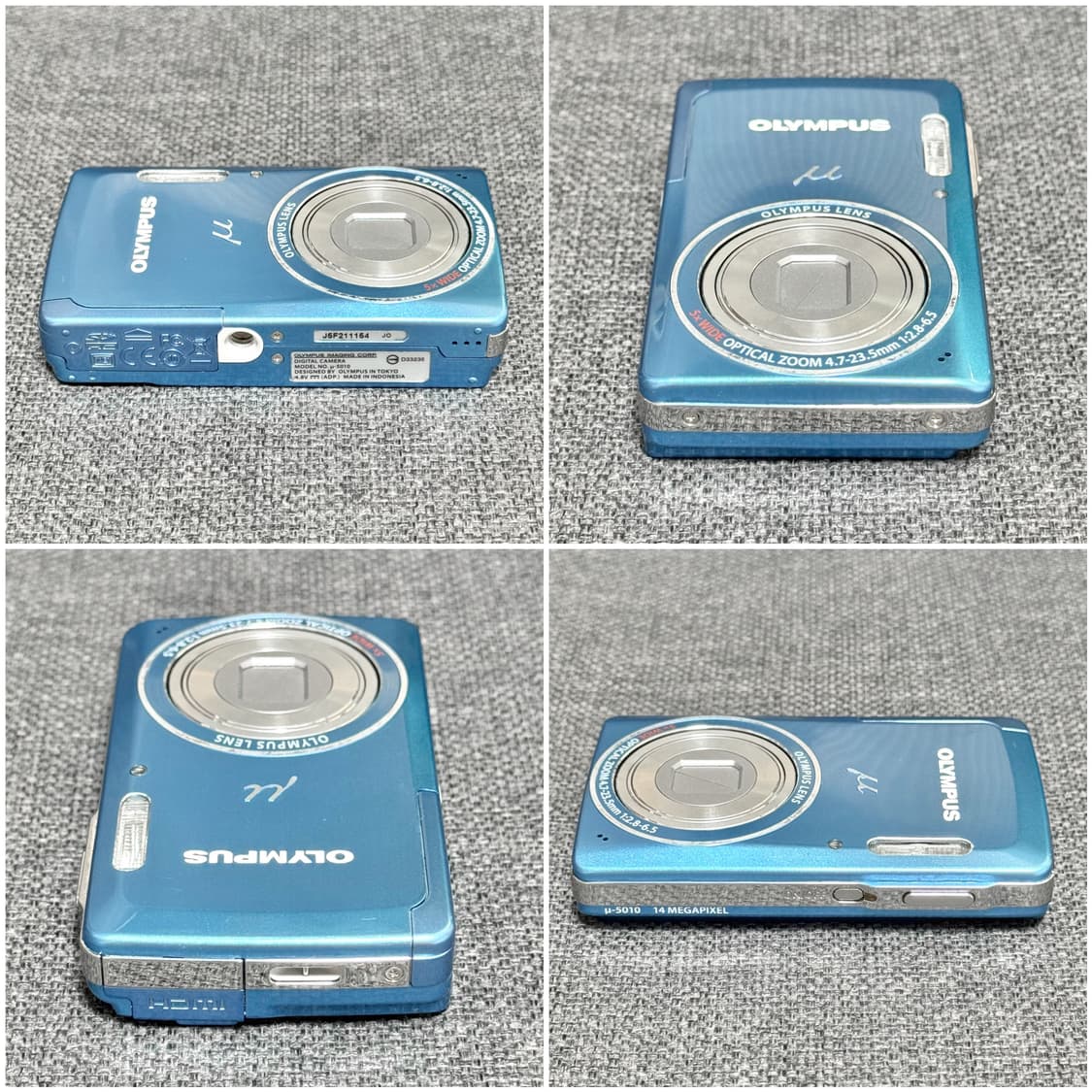 올림푸스 뮤 5010 라이트블루 빈티지디카 상품이미지3