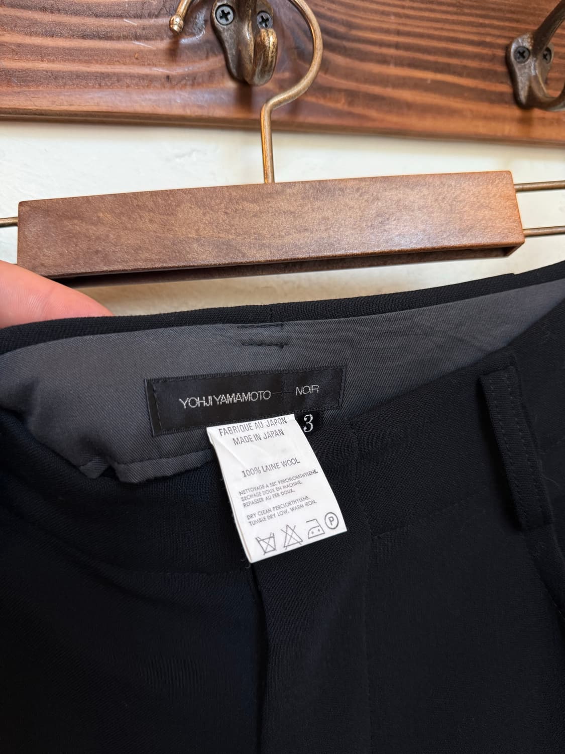 요지야마모토 noir 슬랙스 상품이미지3