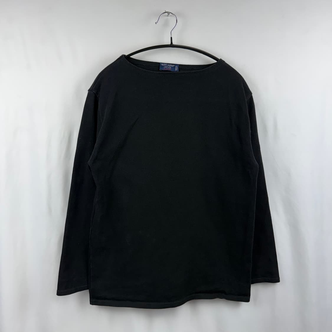 (M) 세인트 제임스 보트넥 블랙 긴팔 티 상품이미지2