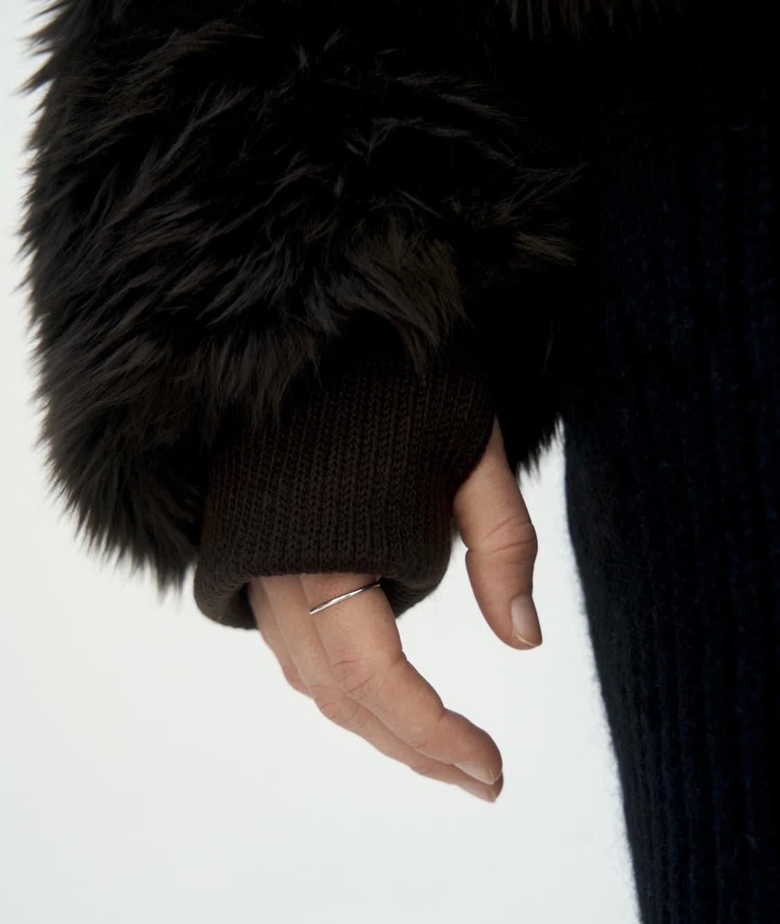 트리밍버드 High-neck Zip-up Fur Jacket 상품이미지3