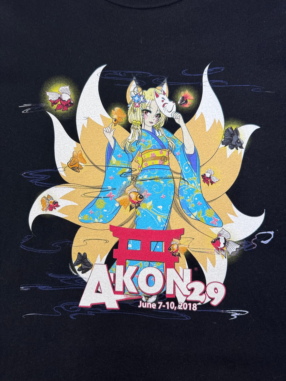 빈티지 걸즈몬스터즈 여우아가씨 하늘나리 AKON 프로모션 티셔츠 L 상품이미지2