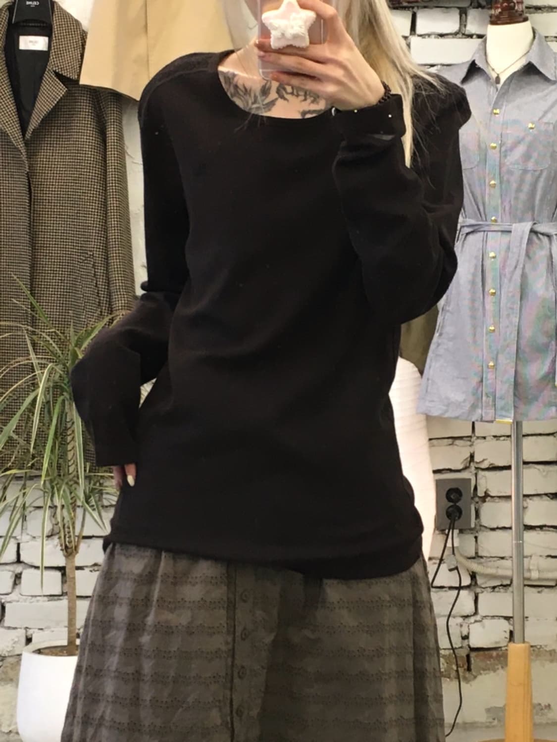 버버리 블랙라벨 긴팔 슬리브 상품이미지1